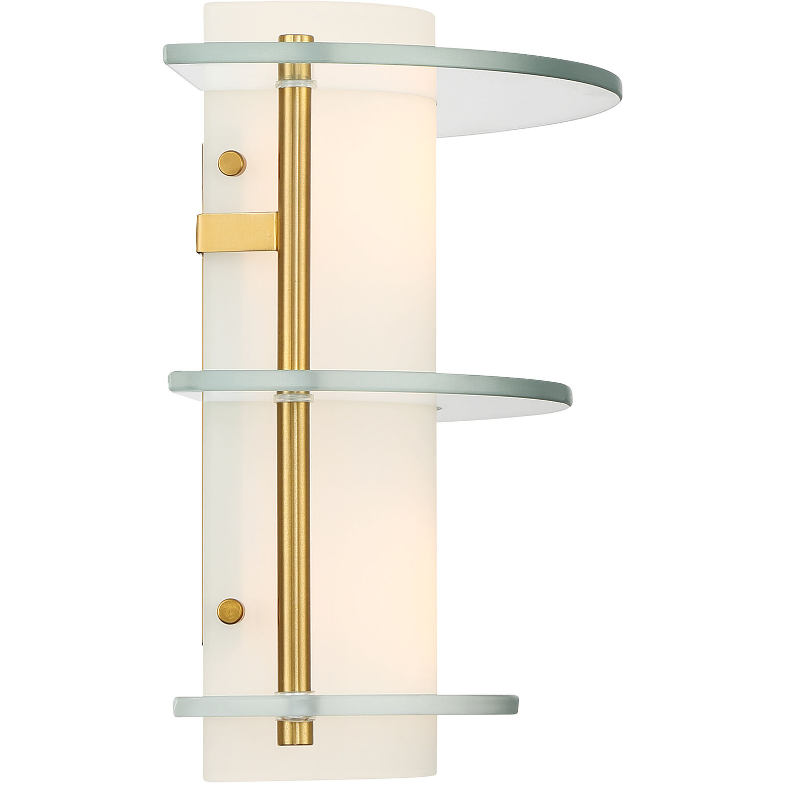 Newell 2 Light 10.25 inch Warm Brass Wall Sconce Wall Light