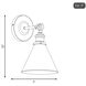 Glenn 9 inch 60.00 watt Matte Black Adjustable Wall Sconce Wall Light, Essentials