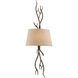 Brambles 2 Light 13.5 inch Moonlit Bark Sconce Wall Light
