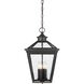 Ellijay 4 Light 12 inch English Bronze Outdoor Hanging Lantern