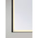 Paulding 60 X 42 inch Black LED Mirror