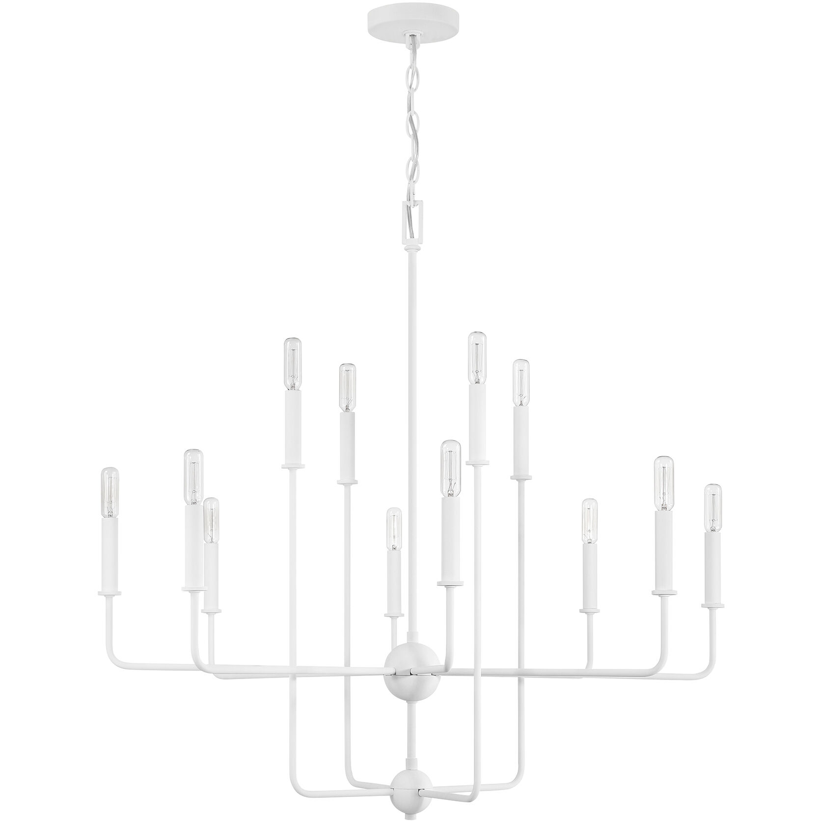 Avondale 12 Light 34 inch Bisque White Chandelier Ceiling Light, Essentials