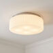 Edgemont 4 Light 20 inch Chrome Flush Mount Ceiling Light