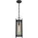 Jacobs 1 Light 5.75 inch Matte Black Outdoor Hanging Lantern