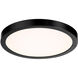 Stella LED 10 inch Black Flush Mount Ceiling Light, Essentials