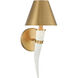 Hearne 1 Light 7 inch Warm Brass Wall Sconce Wall Light