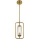 Holton 1 Light 6.5 inch Warm Brass Mini-Pendant Ceiling Light