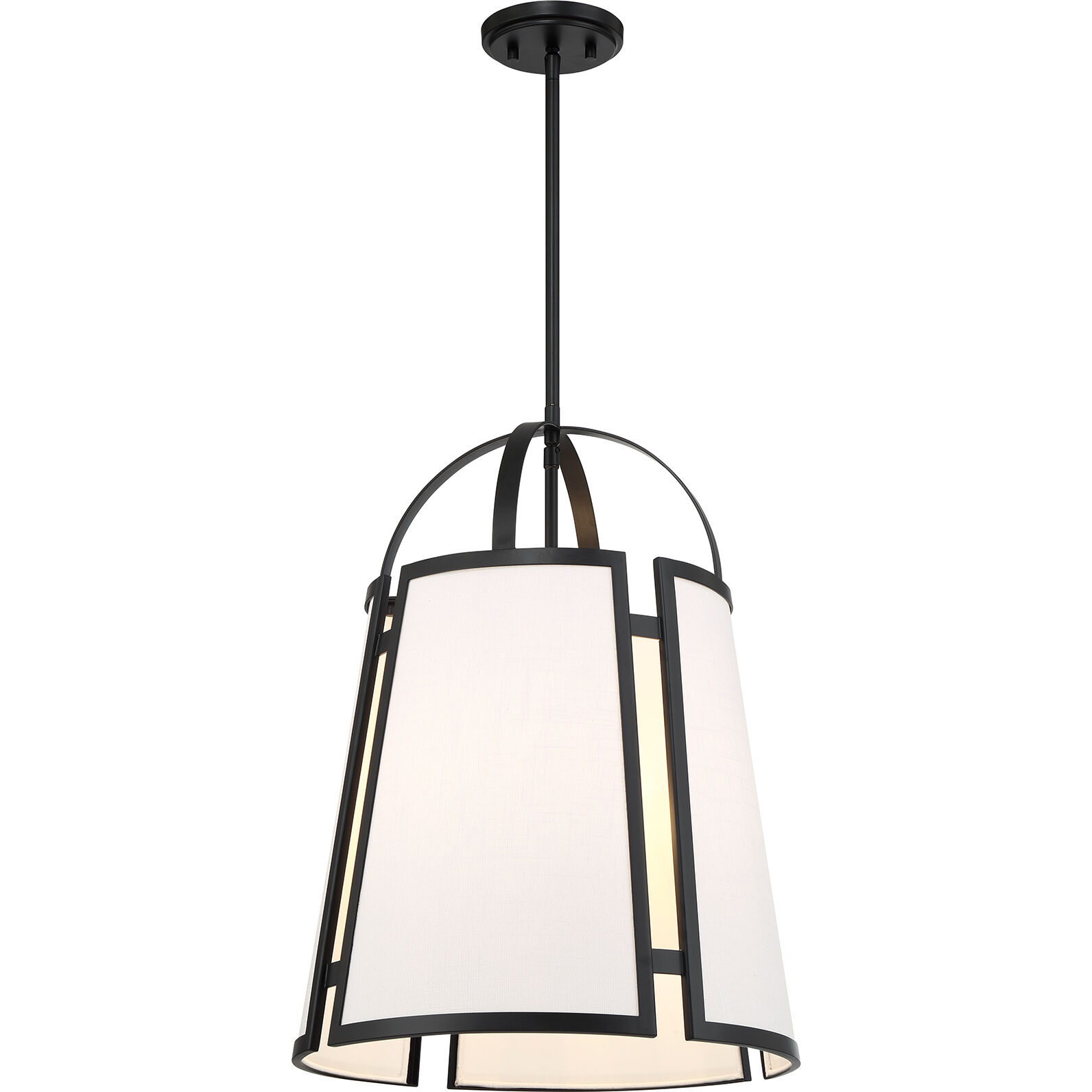 Chartwell 4 Light 16.75 inch Matte Black Pendant Ceiling Light
