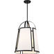 Chartwell 4 Light 16.75 inch Matte Black Pendant Ceiling Light