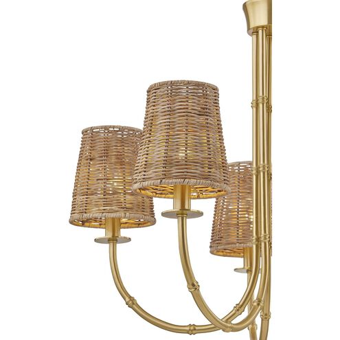 Ashbury 5 Light 27.5 inch Warm Brass Chandelier Ceiling Light