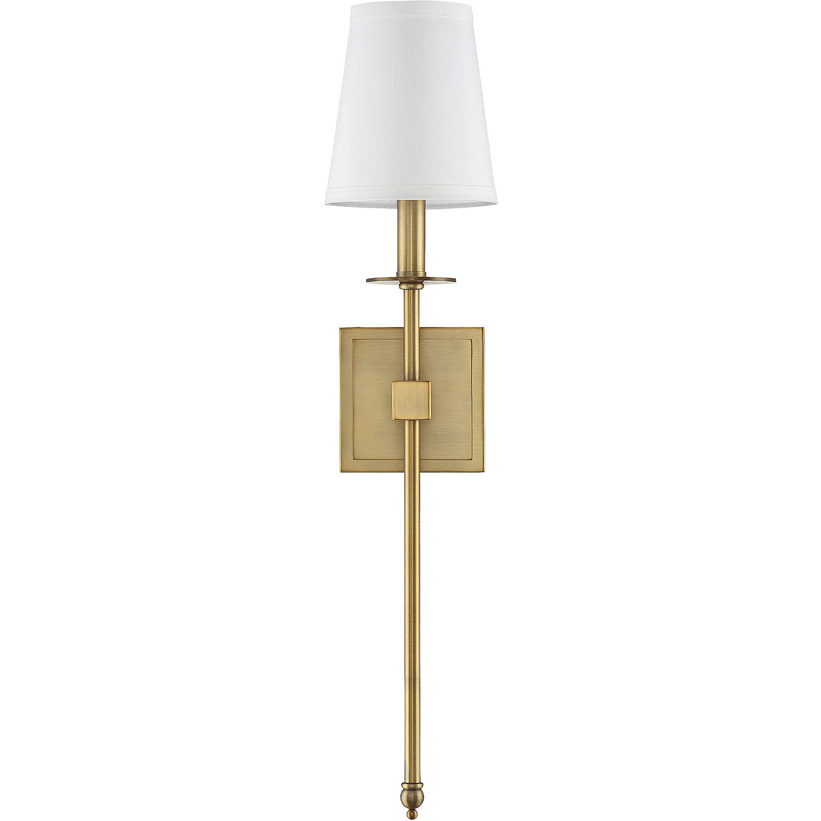 Monroe 1 Light 5 inch Warm Brass Wall Sconce Wall Light, Essentials