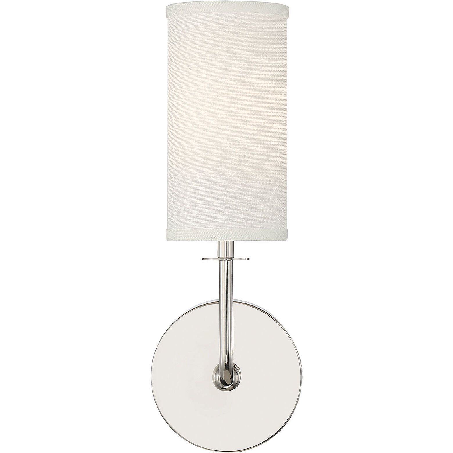 Powell 1 Light 5 inch Polished Nickel Wall Sconce Wall Light, Essentials