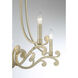 Lombard 5 Light 27 inch Noble Brass Chandelier Ceiling Light