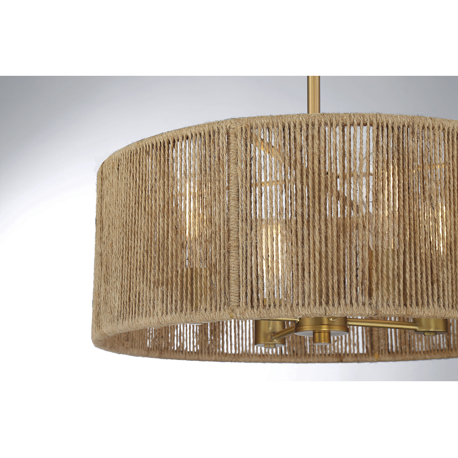Savoy House 7 1739 4 320 Ashe 4 Light 20 inch Warm Brass and Rope