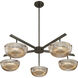 Hubbard LED 38 inch Mediterranean Bronze Chandelier Ceiling Light