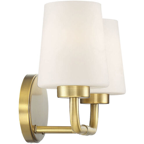 Capra 2 Light 15 inch Warm Brass Vanity Light Wall Light, Essentials