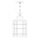 Fletcher 3 Light 10.8 inch Oxidized Black Outdoor Hanging Lantern