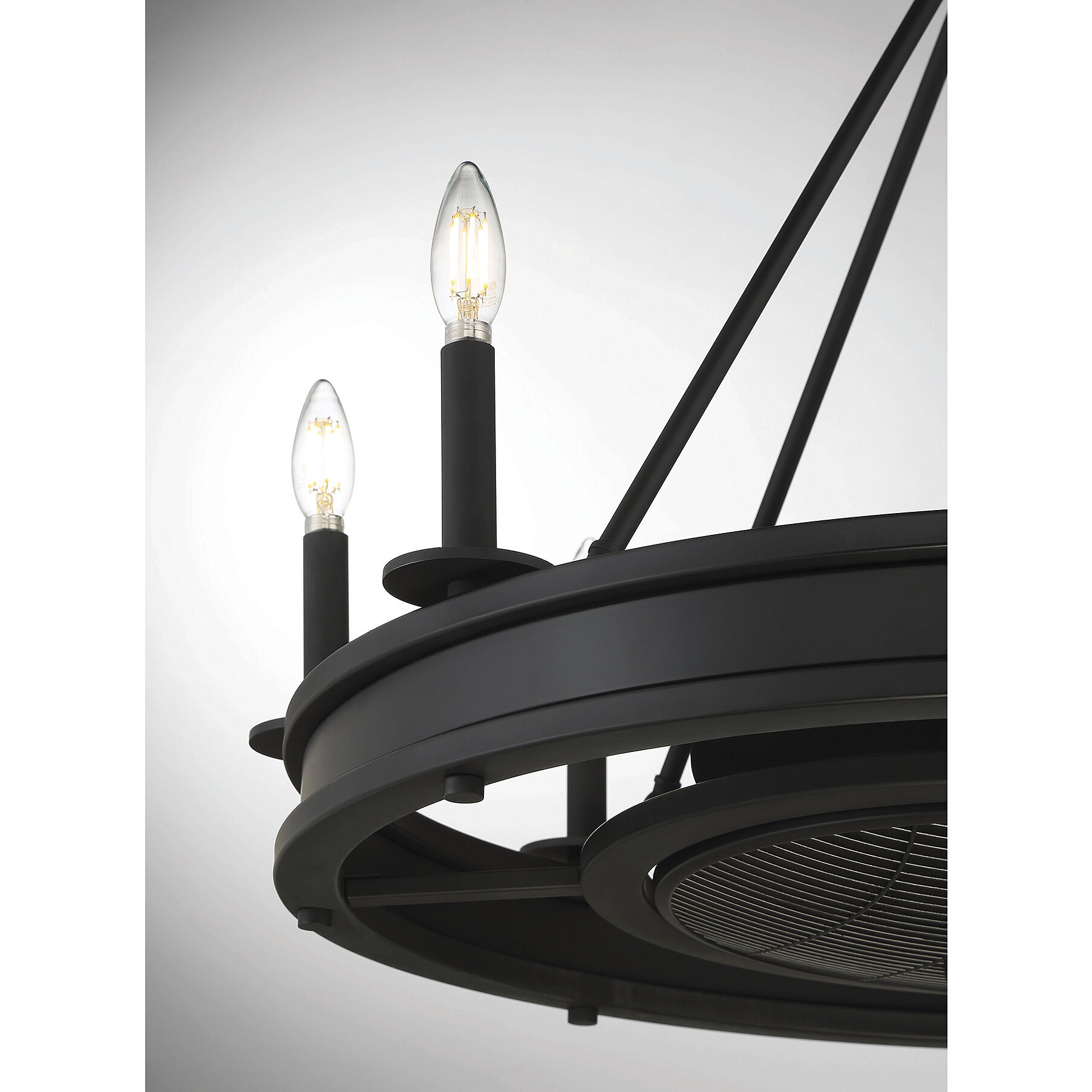 Savoy House 39-FD-124-89 Lyon 14 inch Matte Black with Black