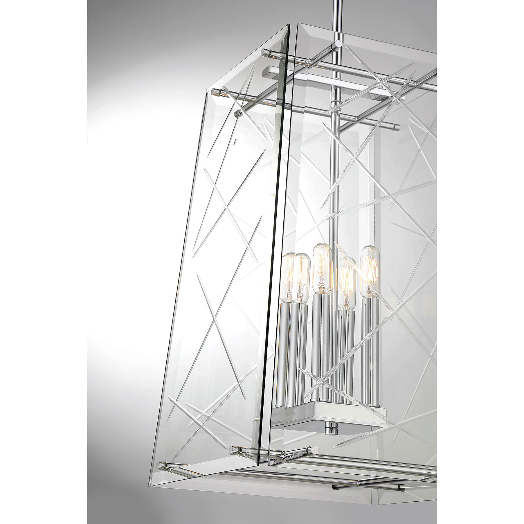 Kole 4 Light 14 inch Polished Chrome Pendant Ceiling Light, Essentials