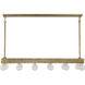 Etereo Linear Chandelier Ceiling Light