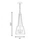 Crawford 3 Light 12 inch Warm Brass Pendant Ceiling Light