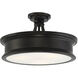 Watkins 3 Light 16 inch Classic Bronze Semi-Flush Ceiling Light, Essentials