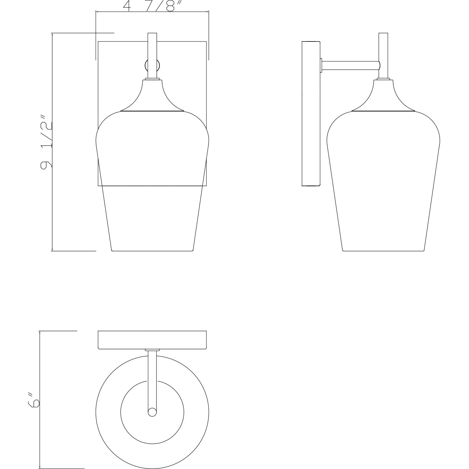 Octave 1 Light 5 inch Polished Chrome Wall Sconce Wall Light, Essentials