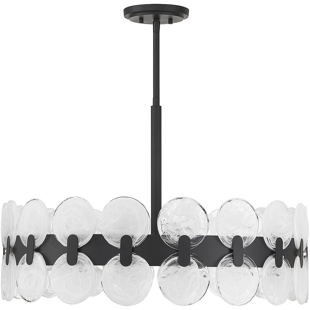 Savoy House 1-3720-6-89 Boca 6 Light 27.5 inch Matte Black
