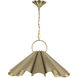 Vinton 3 Light 26 inch Noble Brass Pendant Ceiling Light
