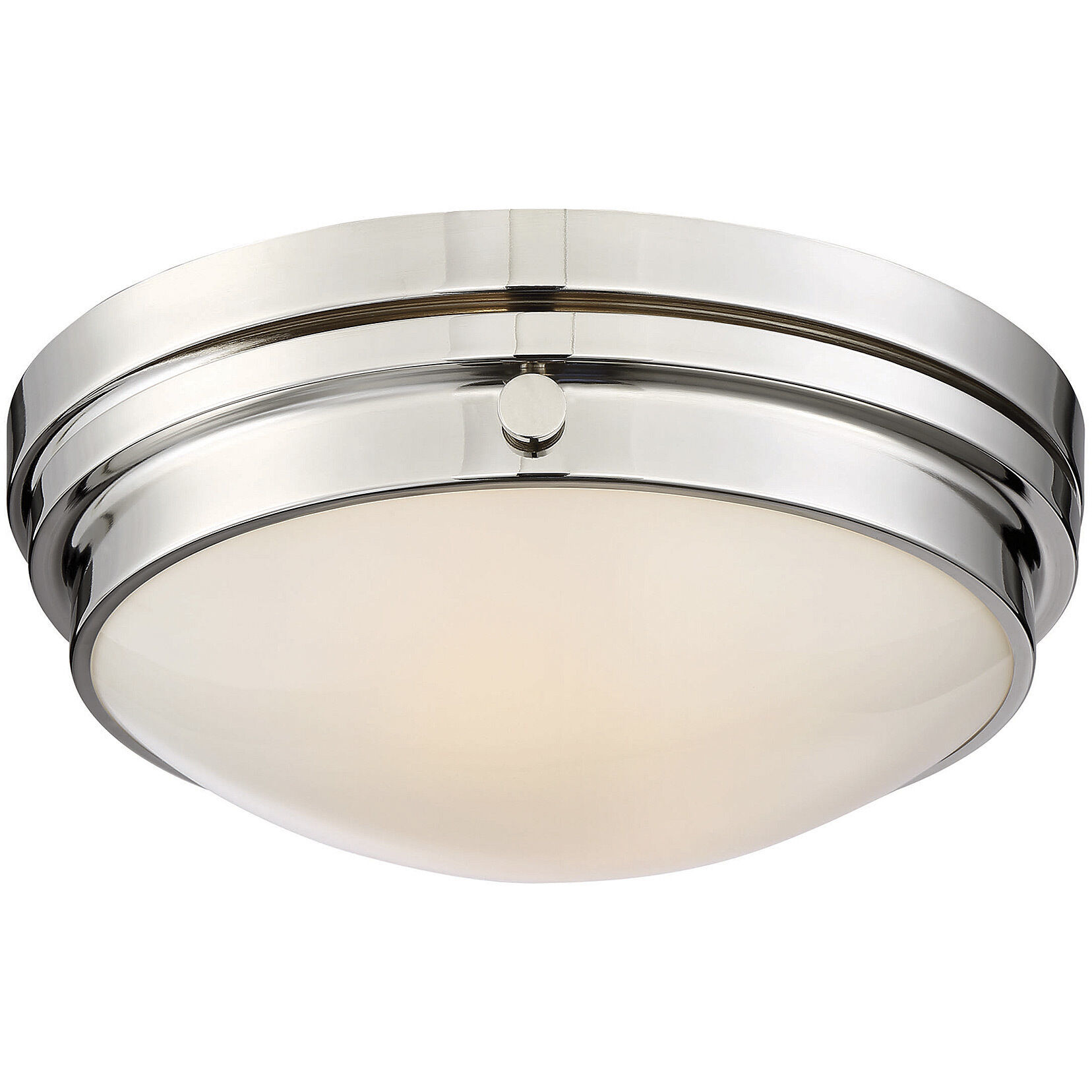 Lucerne 2 Light 13.25 inch Polished Nickel Flush Mount Ceiling Light, Essentials