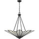 Rivage 4 Light 36 inch Matte Black Pendant Ceiling Light