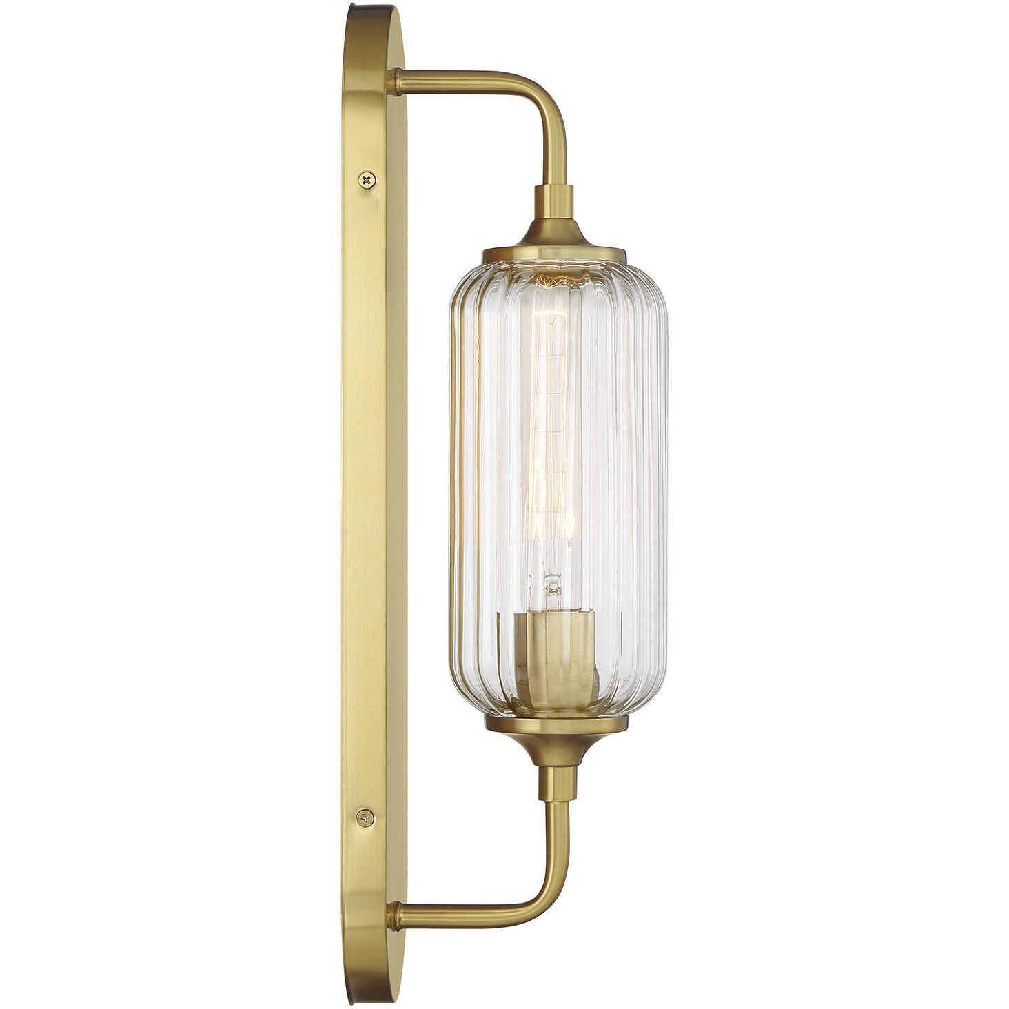 Holton Wall Sconce Wall Light in Warm Brass