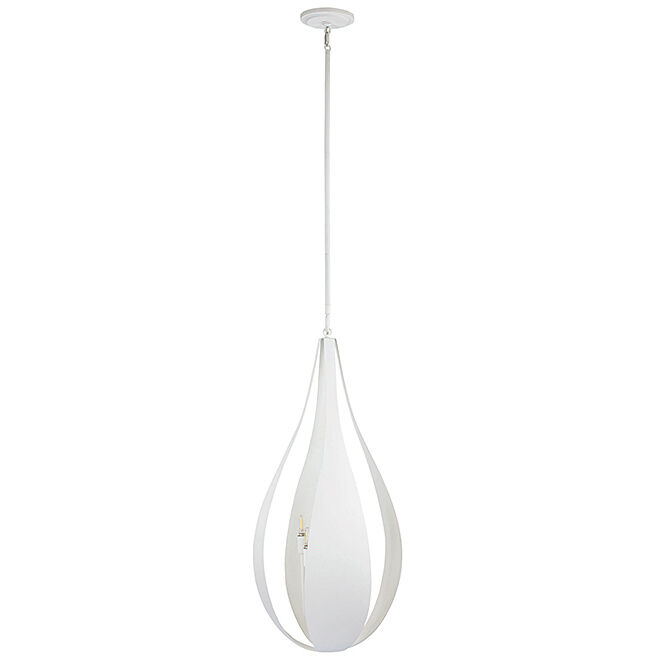 Bali 6 Light 16 inch White Cashmere Pendant Ceiling Light