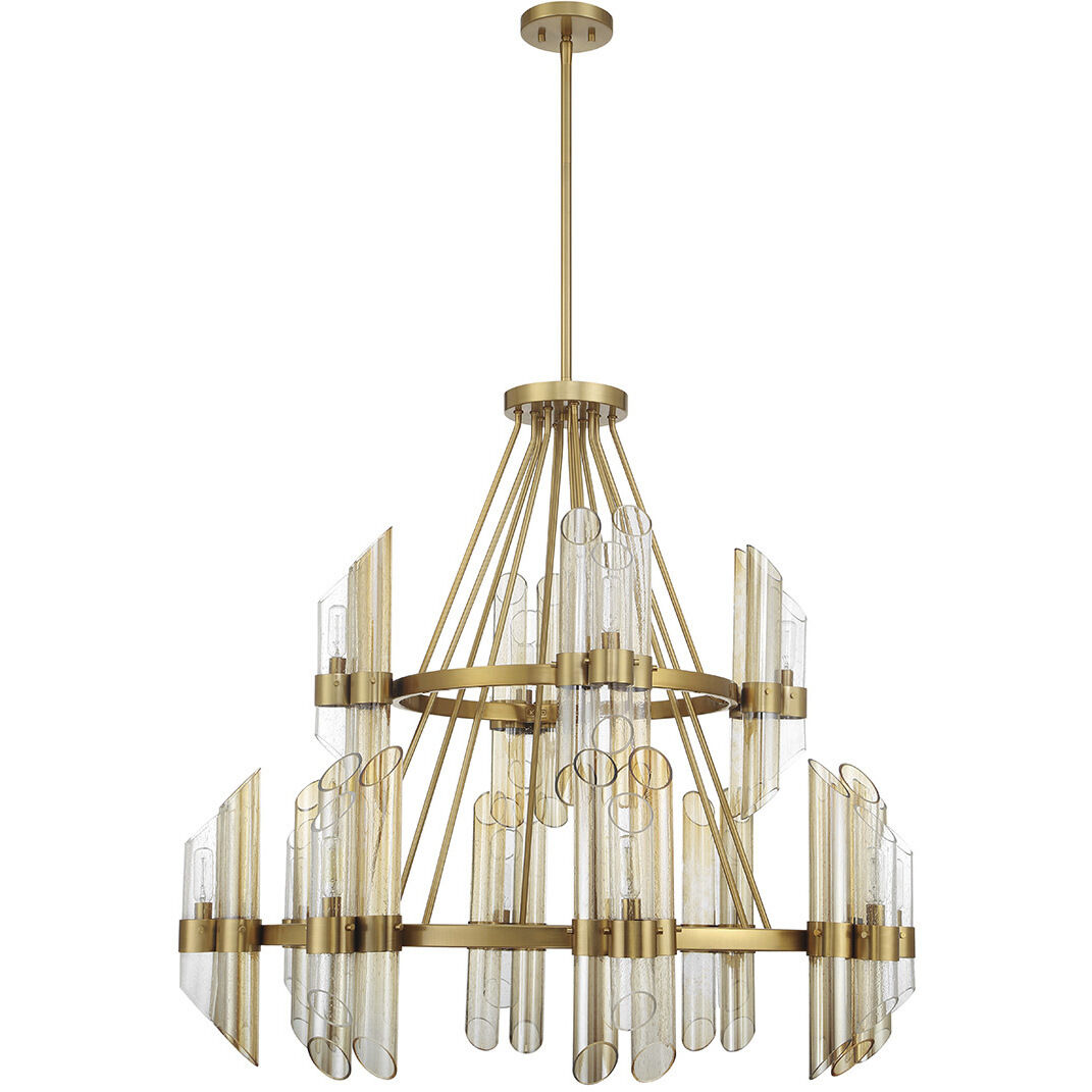 Biltmore 12 Light 38 inch Warm Brass Chandelier Ceiling Light