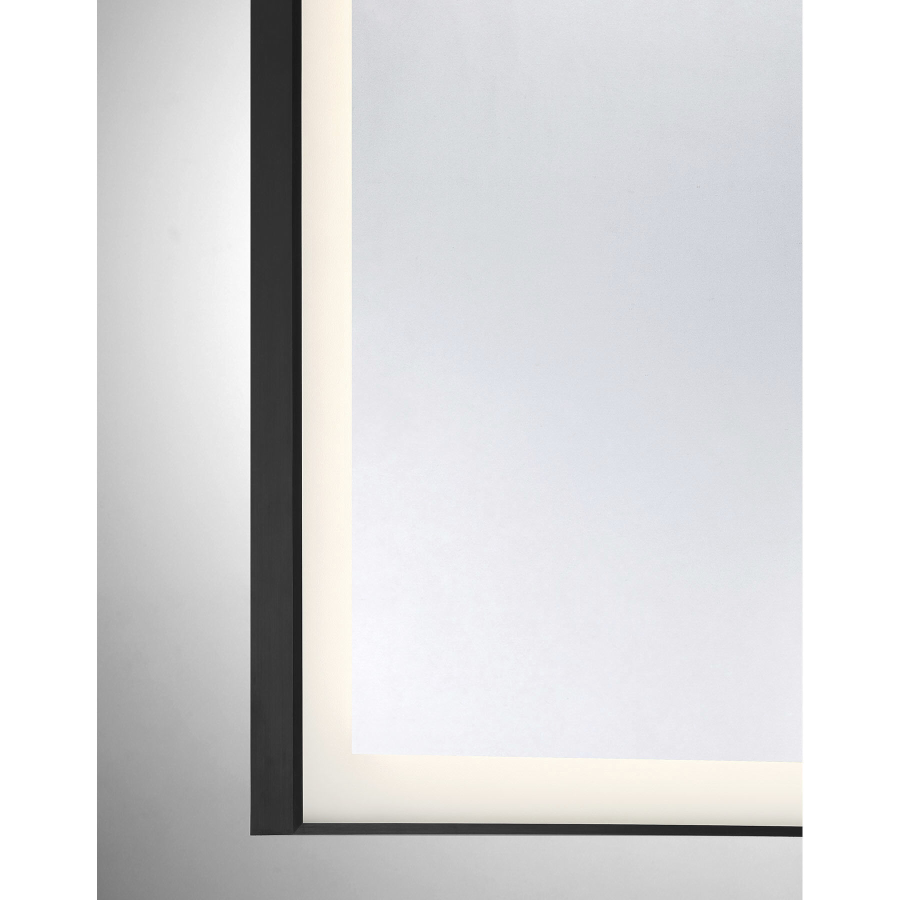 Paulding 48 X 32 inch Black Mirror, Frontlit