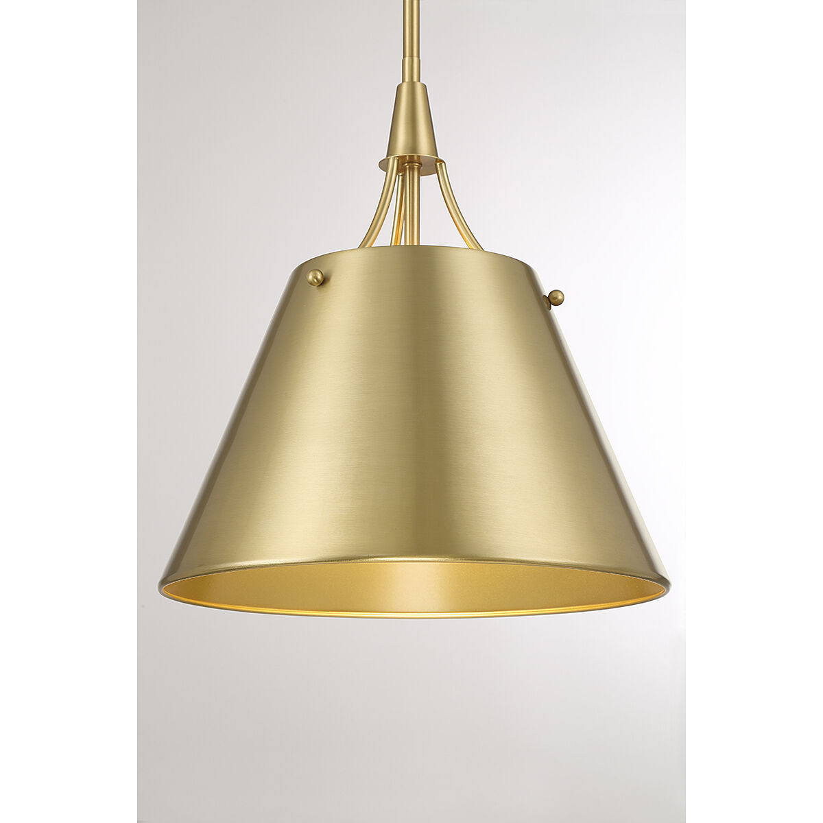Warm brass pendant light best sale