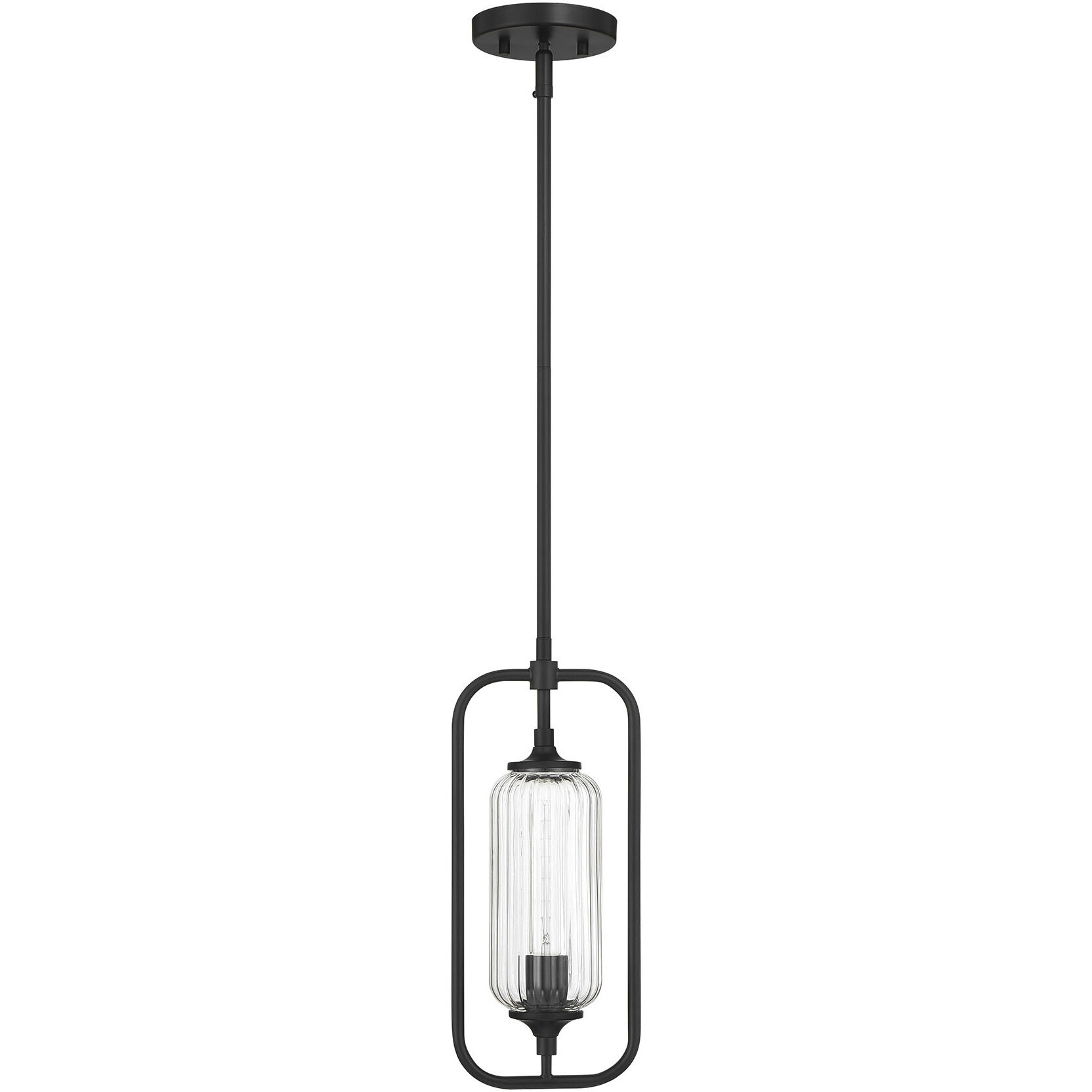 Holton 1 Light 6.5 inch Matte Black Mini-Pendant Ceiling Light