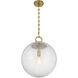 Cabot 1 Light 16 inch Warm Brass Pendant Ceiling Light