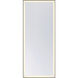Paulding 72 X 30 inch Black LED Mirror