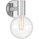 Wright 1 Light 5.75 inch Polished Chrome Wall Sconce Wall Light