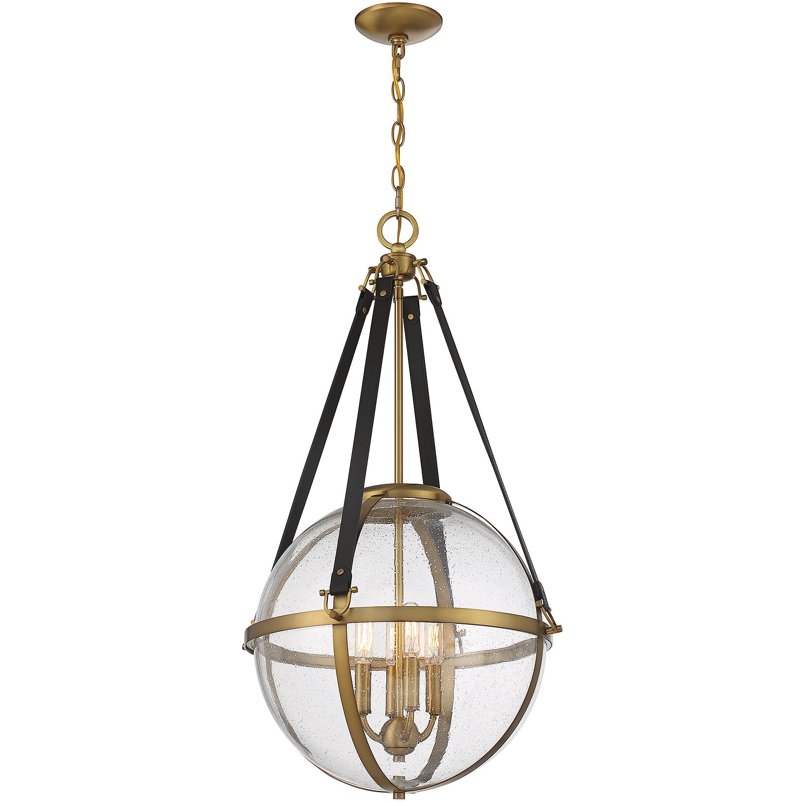 Bozeman 4 Light 18 inch Warm Brass Pendant Ceiling Light