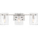 Genry 3 Light 25 inch Polished Nickel Bathroom Vanity Light Wall Light