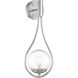 Encino 1 Light 8 inch Polished Chrome Wall Sconce Wall Light