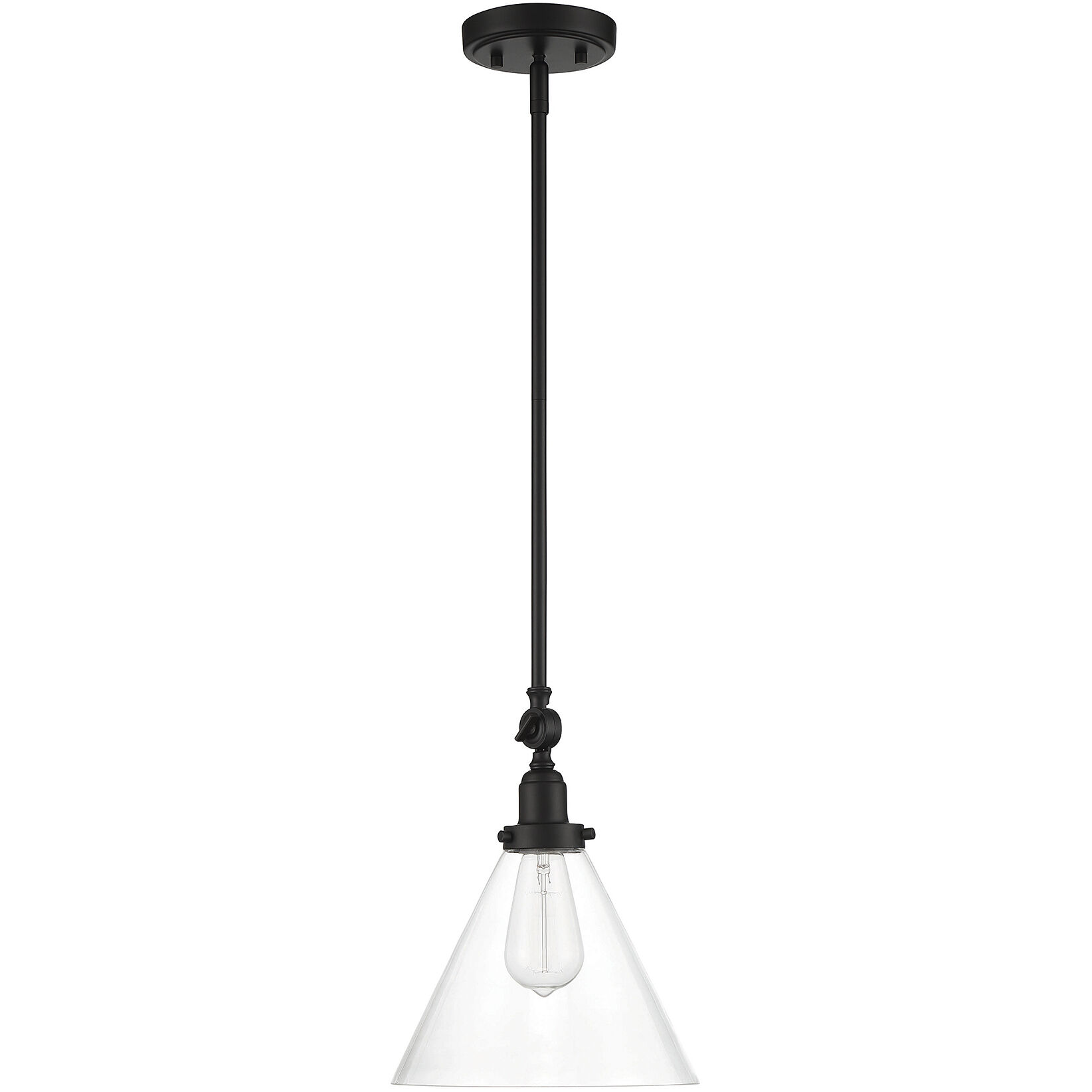 Savoy House 7-9132-1-89 Drake 1 Light 10 inch Matte Black Pendant