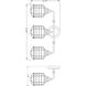 Connell 3 Light 23.25 inch English Bronze Bathroom Vanity Light Wall Light