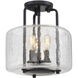 Avalon 3 Light 11.38 inch English Bronze Semi-Flush Ceiling Light