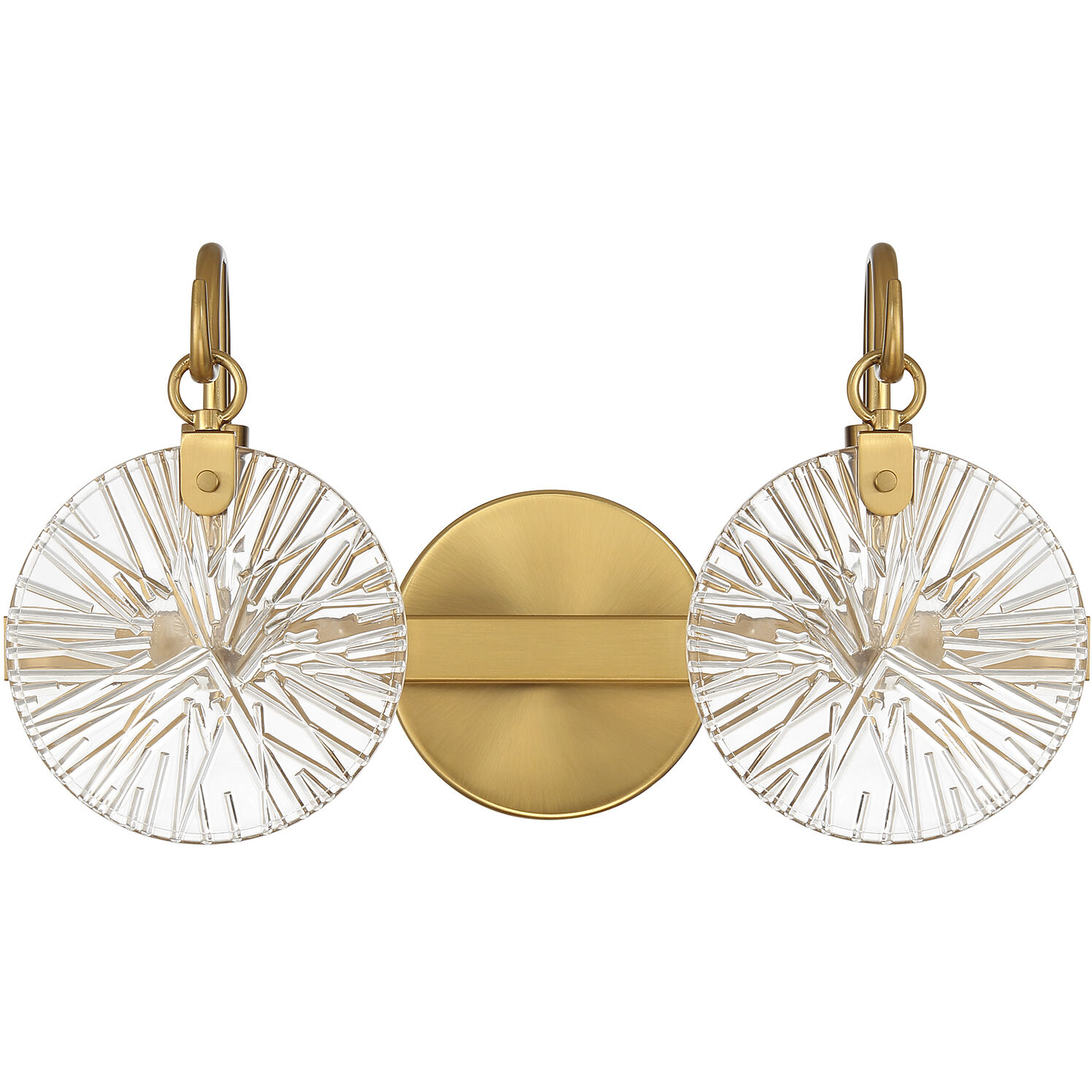 Addison 2 Light 16 inch Warm Brass Bathroom Vanity Light Wall Light