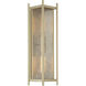 Jacobs 2 Light 22 inch Serene Brass Outdoor Wall Lantern