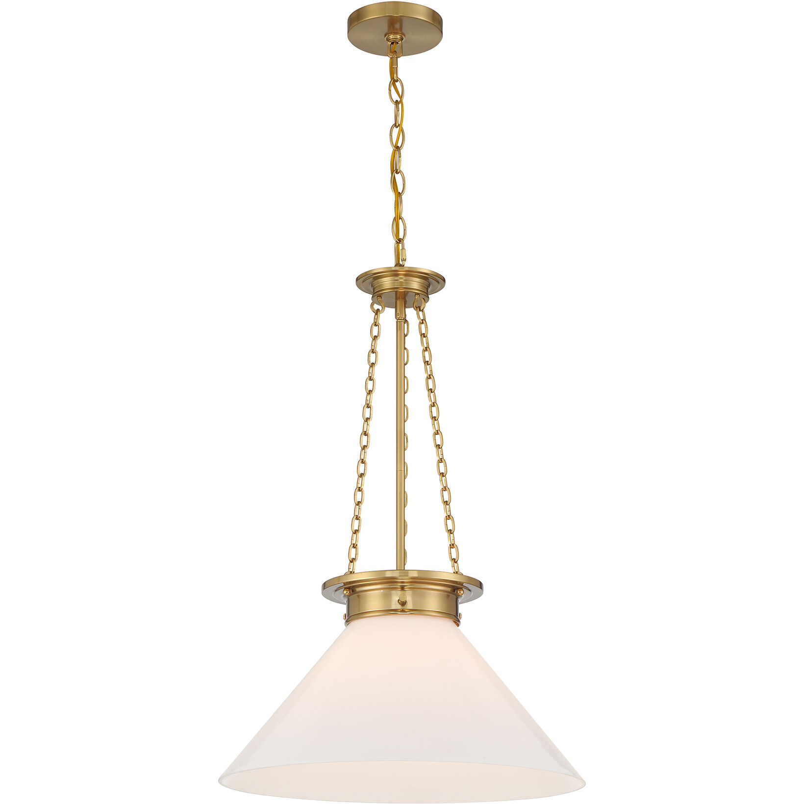Myers 1 Light 18 inch Warm Brass Pendant Ceiling Light