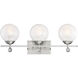 Medina 3 Light 24.00 inch Bathroom Vanity Light